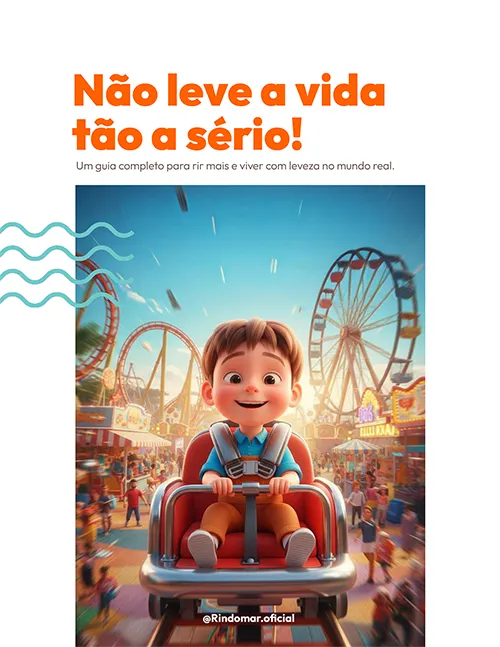 Capa do e-book Não leve a vida tão a sério